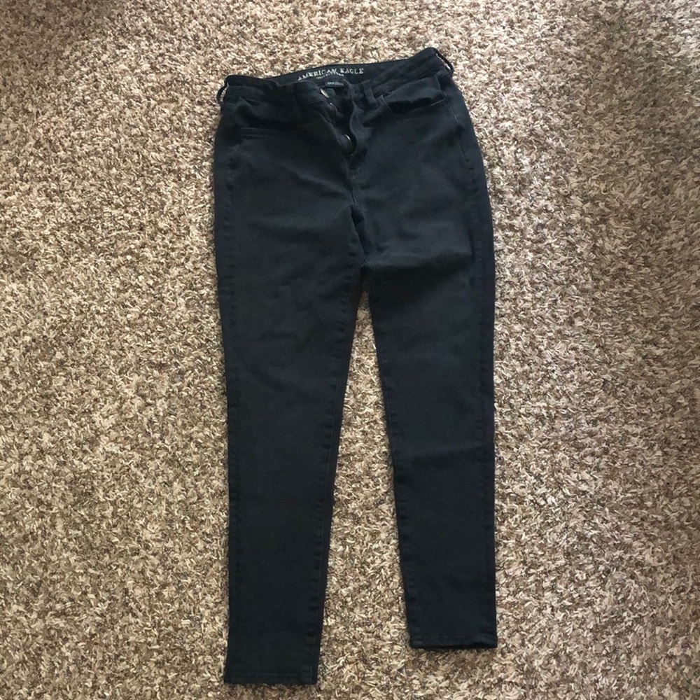 Black American Eagle Skinny Jean